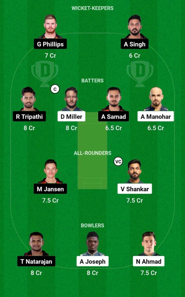 Gujrat vs Hyderabad, GT vs SRH Dream11 Prediction Today, IPL Fantasy Cricket TipsToday,Playing 11 Today, Pitch Report, Timings,  Table Points, IPL 2023, IPL 2023 Match 62.